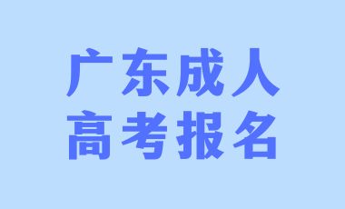 2024年广东成考报名办法